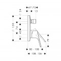 Змішувач для ванни Hansgrohe Focus 31945000 - Фото 1